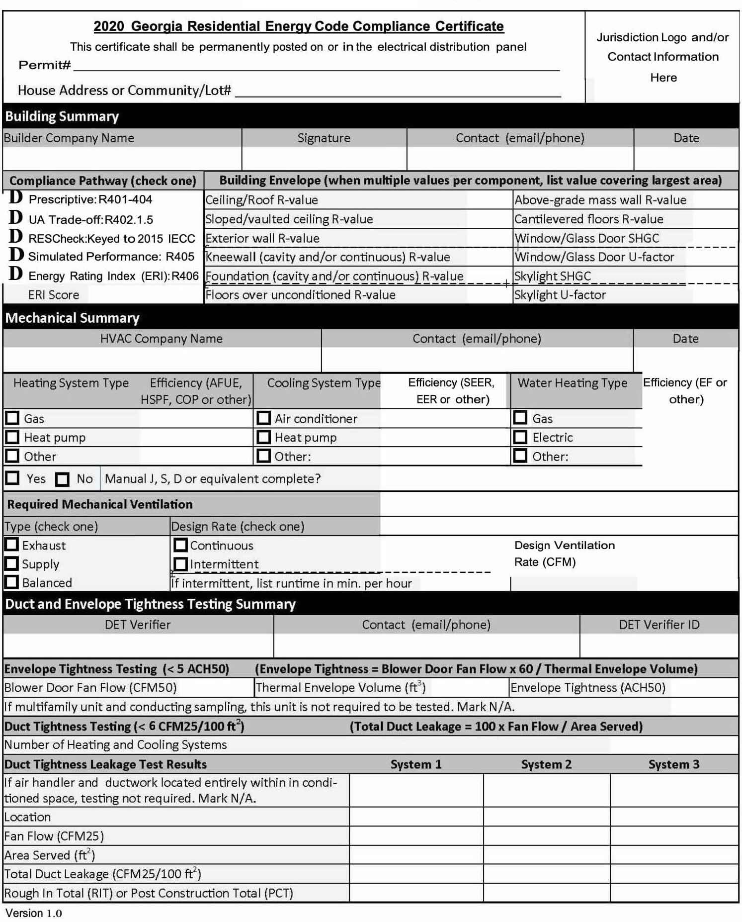 APPENDIX RD MANDATORY COMPLIANCE CERTIFICATE 2015 INTERNATIONAL